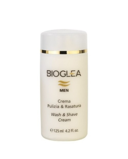 Bioglea Crema Pulizia & Rasatura 125 ml – Detergente Viso Uomo e Crema Rasatura