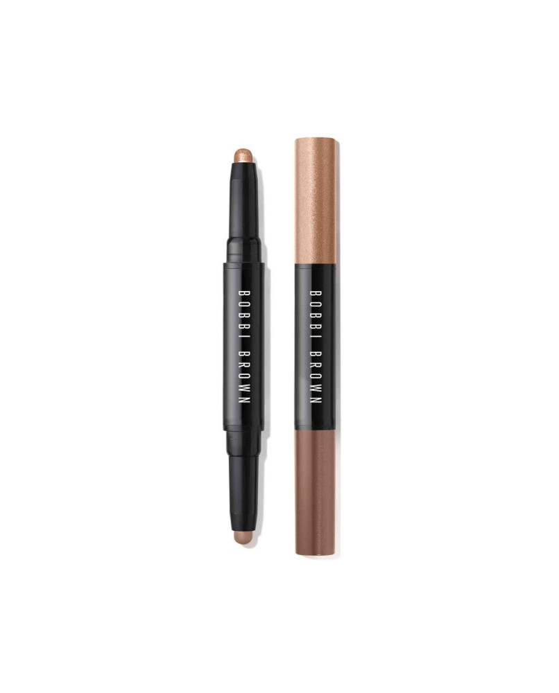 1 - Dual-Ended Long-Wear Cream Shadow Stick - Golden Pink / Taupe Matte - ombretto doppio