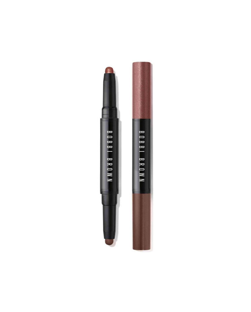 1 - Dual-Ended Long-Wear Cream Shadow Stick - Rusted Pink / Cinnamon - ombretto doppio