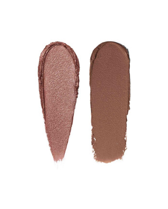 2 - Dual-Ended Long-Wear Cream Shadow Stick - Rusted Pink / Cinnamon - ombretto doppio
