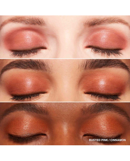 3 - Dual-Ended Long-Wear Cream Shadow Stick - Rusted Pink / Cinnamon - ombretto doppio