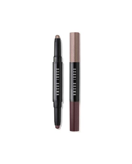 1 - Dual-Ended Long-Wear Cream Shadow Stick - Pink Steel / Bark - ombretto doppio