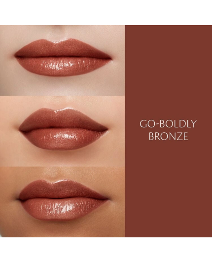3 - Lipstick Shimmer - 4 g - 313 Go-Boldly Bronze - rossetto luminoso