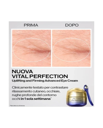 2 - Shiseido Kit Vital Perfection Eye Care Uplifting And Firming Cream Advanced 50ml