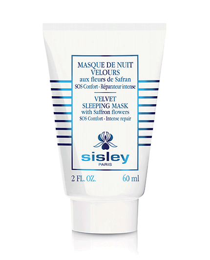 1 - MASQUE DE NUIT VELOURS AUX FLEURS DE SAFRAN