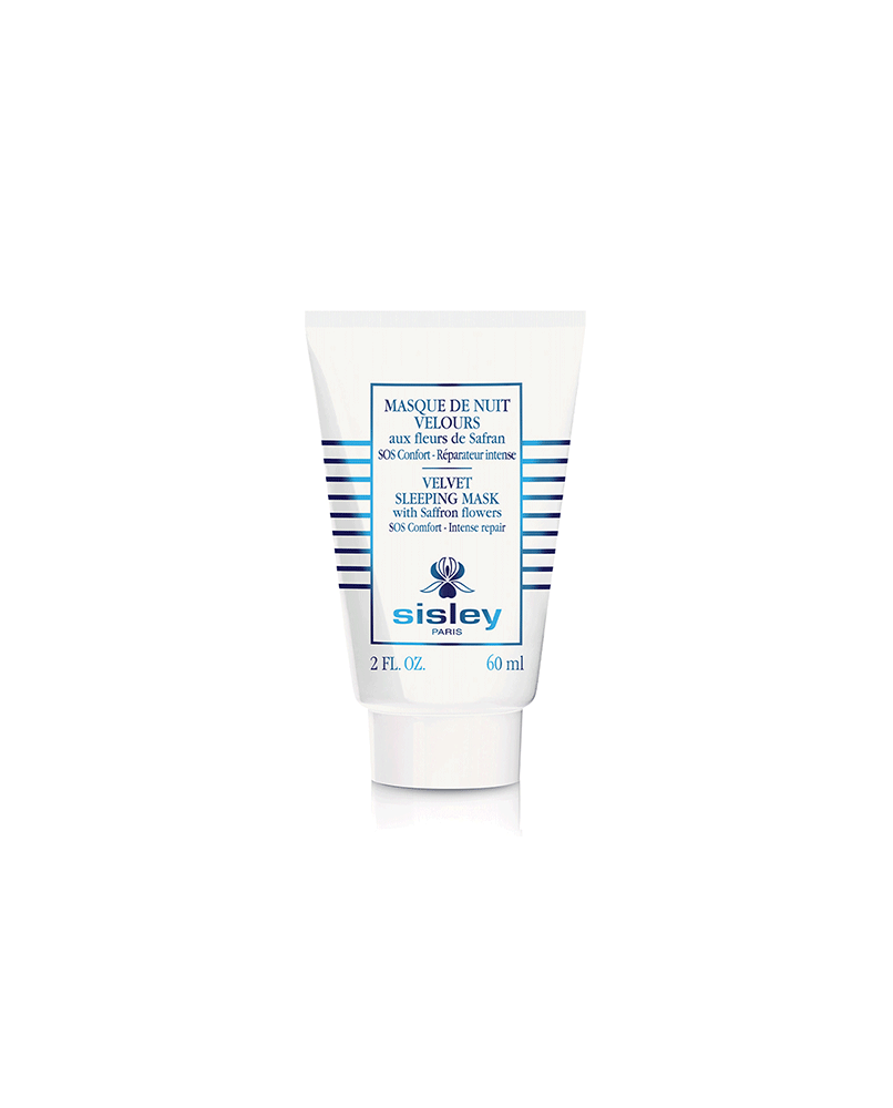 1 - MASQUE DE NUIT VELOURS AUX FLEURS DE SAFRAN