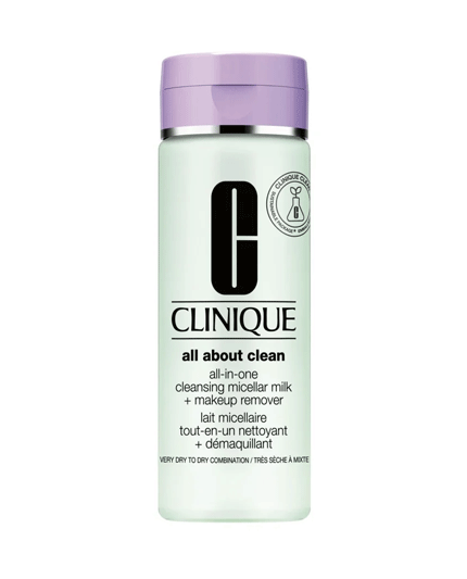 1 - ALL ABOUT CLEAN ALL-IN-ONE CLEANSING MICELLAR MILK + MAKEUP REMOVER (TIPO I-II)