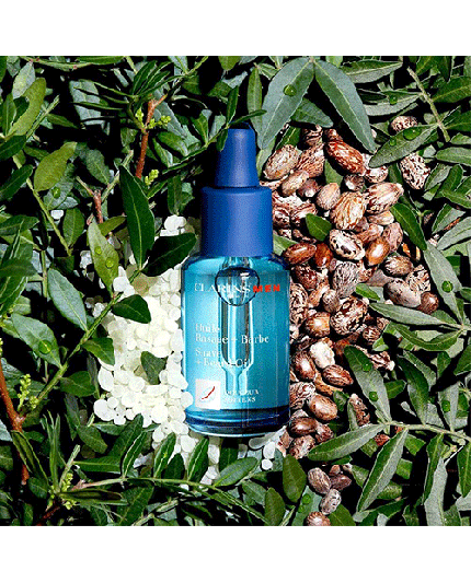 4 - CLARINS MEN HUILE RASAGE + BARBE