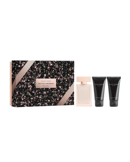 1 - Cofanetto For Her Musc Nude Eau de Parfum 50ml con Body Lotion 50ml e Shower Gel 50ml