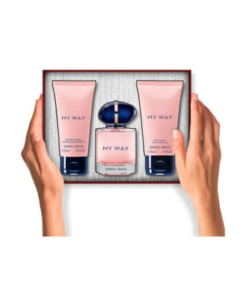 3 - Cofanetto My Way Eau De Parfum 50ml con Lozione Corpo 50ml e Gel Doccia 50ml