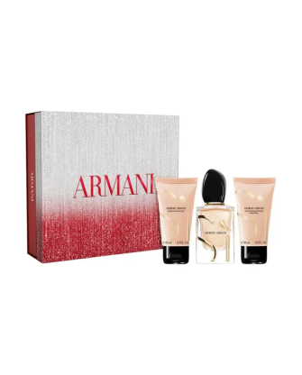 1 - Cofanetto SÌ Eau de Parfum 50ml con Lozione Corpo 50ml e Gel Doccia 50ml