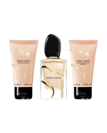 2 - Cofanetto SÌ Eau de Parfum 50ml con Lozione Corpo 50ml e Gel Doccia 50ml