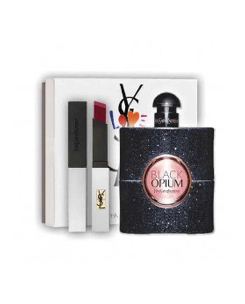 1 - Black Opium Cofanetto Eau de Parfum 50ml In Omaggio Rossetto Slim Sheer Matte 107