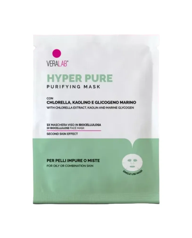 1 - Hyper Pure Mask maschera viso purificante biocellulosa 15ml pelli miste grasse