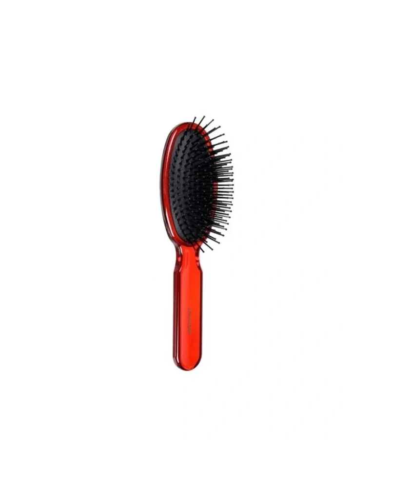 1 - Spazzola pneumatica per capelli ovale grande rossa
