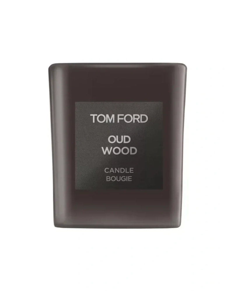1 - Oud Wood Candle candela di cera Rotondo Nero 1 pz