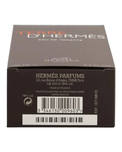 5 - Terre D'Hermes Eau De Toilette Spray 100ml