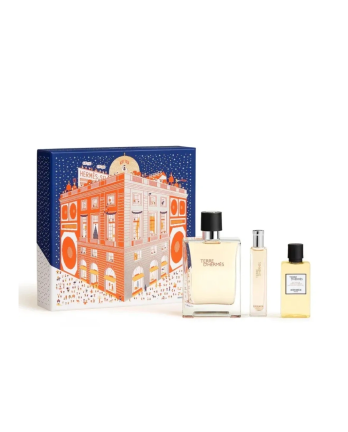 1 - Cofanetto Terre d`Hermès, Eau de Toilette, 100 ml + 15 ml + 40 ml