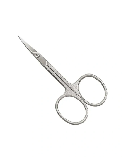 1 - Forbice per pelli lancia curva in acciaio cromato