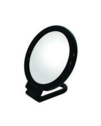 1 - SPECCHIO CON MANICO NERO 14 CM