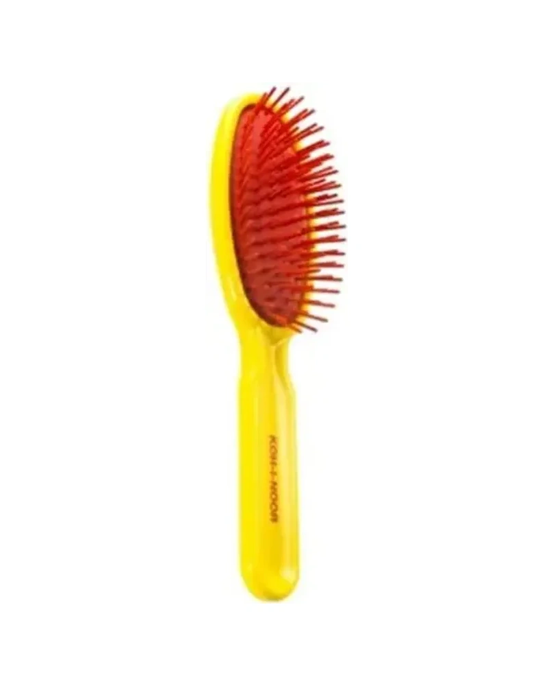 1 - Spazzola pneumatica ovale piccola colore giallo