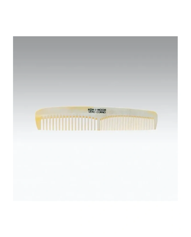 1 - Pettine in Vero Corno Rado/Fitto Con Bustina