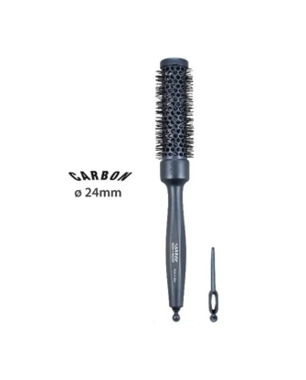 1 - Spazzola Termica Carbonio Antistatica Leggera 24 mm diametro
