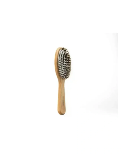 1 - Spazzola ovale grande in legno con setole miste
