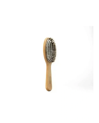 1 - Spazzola ovale grande in legno con setole miste
