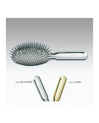 1 - Spazzola Pneumatica Ovale Grande Con Picchi Cilindrici In Plastica Colore