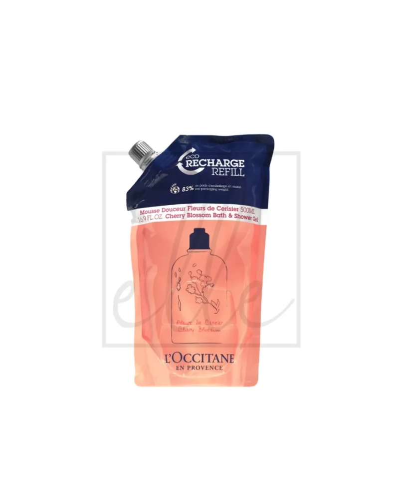 1 - cherry blossom bath & shower gel refill - 500ml