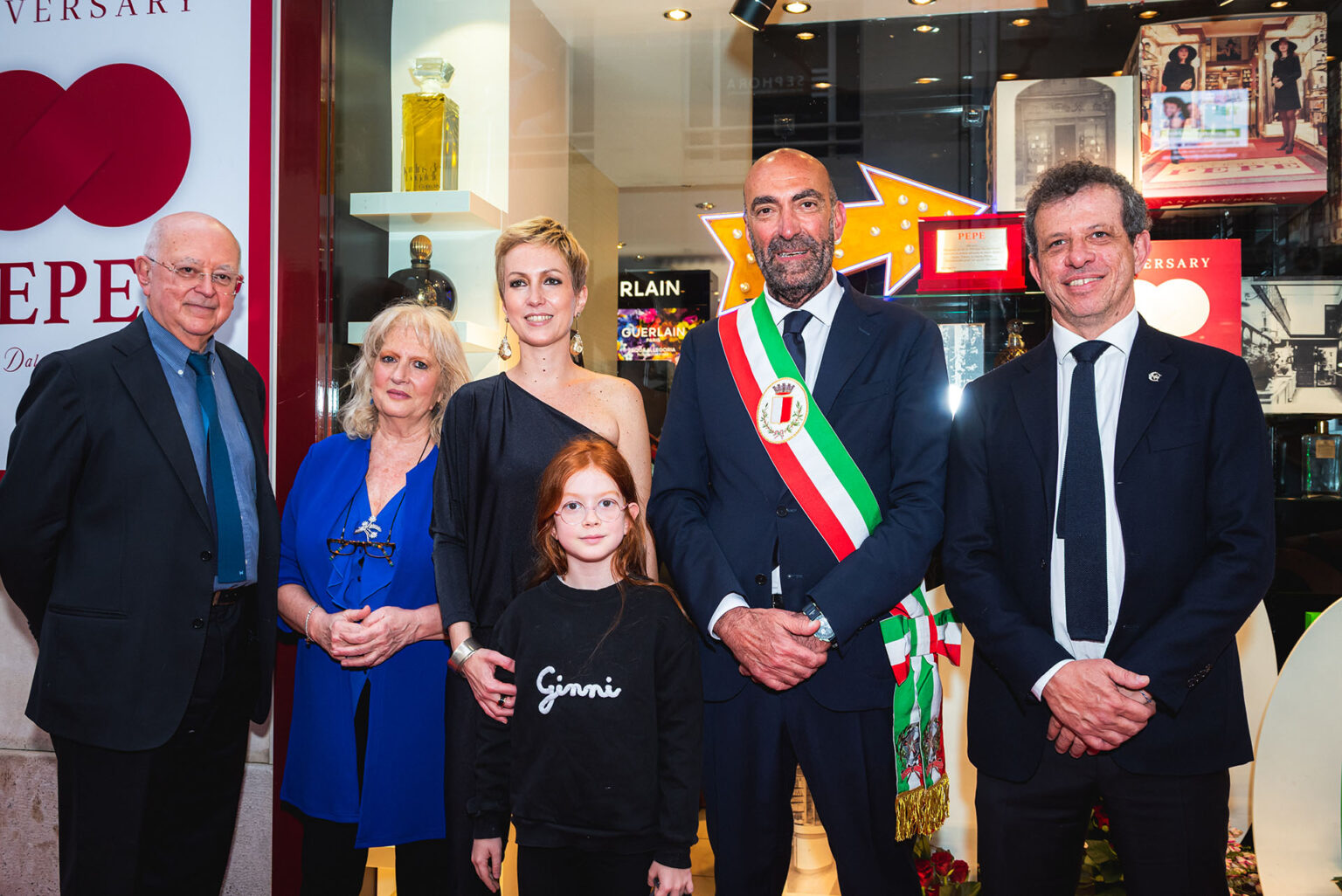 festeggiamenti 100 anni profumeria Pepe