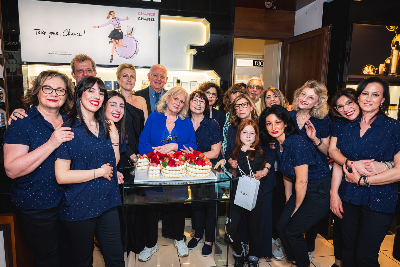 festeggiamenti 100 anni profumeria Pepe